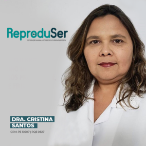 Dra. Cristina Santos, ginecologista e obstetra em Caruaru, PE, especialista em saúde da mulher, prevenção, diagnóstico e tratamento de doenças ginecológicas.