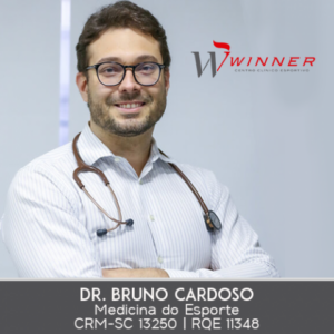 Dr. Bruno Cardoso, médico especialista em Medicina do Esporte em Florianópolis - SC