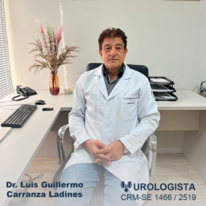 Dr. Luis Guillermo Carranza Ladines, médico especialista em Urologia em Aracaju. Atendimento urológico especializado no tratamento de cálculo renal, doenças da próstata, infecções urinárias, disfunções sexuais e cuidados com a saúde do homem em Sergipe.