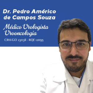 Dr. Pedro Américo de Campos Souza, médico especialista em Urologia em Goiânia. Atendimento urológico especializado focado no diagnóstico e tratamento de cálculo renal, problemas na próstata, infecções urinárias e exames preventivos para a saúde do homem em Goiás.