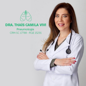 Dra. Thaís Camila Vivi, médica especialista em pneumologia em Chapecó - SC. Consulta pneumológica, diagnóstico e tratamento de doenças respiratórias e pulmonares.