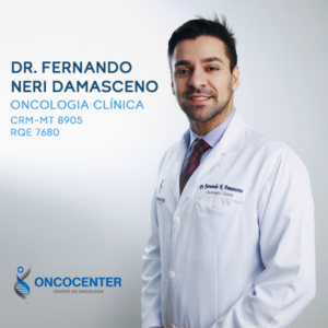 Dr. Fernando Neri Damasceno, especialista em Oncologia Clínica, realiza diagnóstico, acompanhamento e tratamento de pacientes com câncer em Cuiabá, Mato Grosso, com formação em Clínica Médica e Oncologia Clínica.