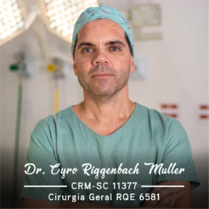 DR. CYRO RIGGENBACH MULLER, médico cirurgião geral em Florianópolis - SC