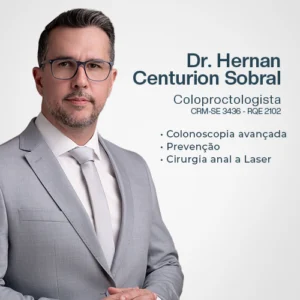 Dr. Hernan Centurion Sobral, médico coloproctologista em Aracaju - SE