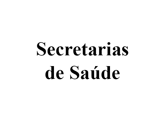 Secretarias de saúde