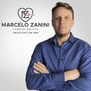 Dr. Marcelo Zanini de Oliveira e Silva, médico cardiologista em Goiânia, Goiás, com atuação na avaliação e prevenção de doenças cardiovasculares.