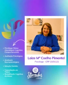 Clínica Stimulus – Terapias Integradas, especializada em Psicologia, oferecendo atendimento psicológico em Teresina, PI.