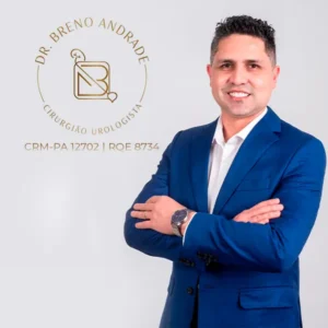 Consulta urológica com Dr. Breno Andrade, médico urologista e cirurgião geral em Belém, Pará. Atendimento especializado em doenças geniturinárias, saúde do homem e da mulher, com formação pela UFPA.