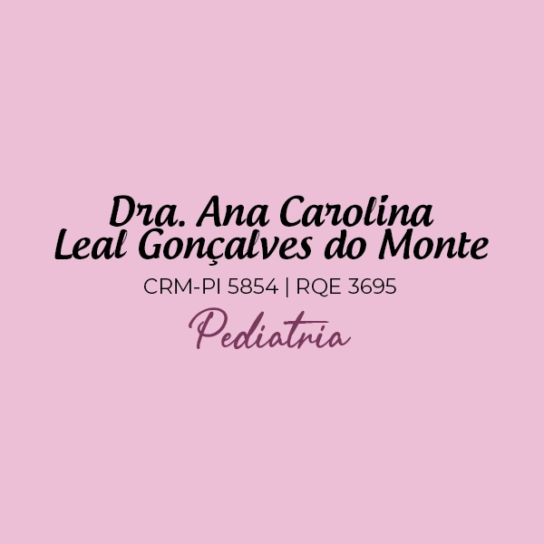 ANA CAROLINA LEAL GONÇALVES DO MONTE