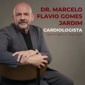 Dr. Marcelo Flávio Gomes Jardim, médico especialista em cardiologia em Niterói - RJ. Consulta cardiológica, avaliação do sistema cardiovascular, exames de rotina do coração e tratamento de doenças cardíacas.