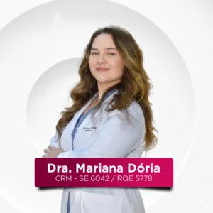 Dra. Mariana Dória, médica especialista em Hematologia e Hemoterapia em Aracaju. Atendimento clínico especializado para o diagnóstico e tratamento de anemias, alterações de plaquetas, distúrbios de coagulação, trombose e doenças do sangue em Sergipe.