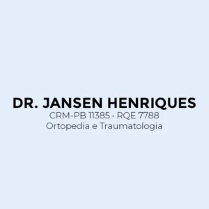 Dr. Jansen Henriques, médico especialista em Ortopedia e Traumatologia em João Pessoa. Atendimento médico especializado para o diagnóstico e tratamento de dores articulares, lesões musculares, fraturas, artrose e cuidados com a saúde do sistema musculoesquelético na Paraíba.