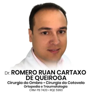 Dr. Romero Ruan, médico especialista em Ortopedia e Traumatologia em João Pessoa. Atendimento especializado no diagnóstico e tratamento de dores nas articulações, lesões esportivas, fraturas, problemas na coluna e cuidados com o sistema musculoesquelético na Paraíba.