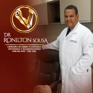 Dr. Ronilton Silva de Sousa, especialista em Ortopedia e Traumatologia, realiza também cirurgias de ombro e cotovelo. Ele está localizado na cidade de São Luís, no Maranhão.