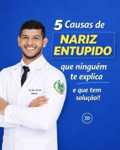 Dr. Vitor Arrais, médico otorrinolaringologista em Recife especialista em problemas nasais, respiração e distúrbios do sono para adultos e crianças.