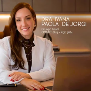 Dra. Ivana Paola de Jorgi, médica cirurgiã geral em Cuiabá - MT