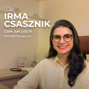 Dra. Irmã Csasznik, médica especialista em geriatria em Manaus - AM. Atendimento geriátrico, cuidados com a saúde do idoso e tratamento de doenças da terceira idade.