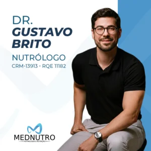 Dr. Gustavo Brito, nutrólogo em Juazeiro do Norte CE, especialista em Nutrologia com atendimento voltado à avaliação da saúde nutricional e acompanhamento médico individualizado.