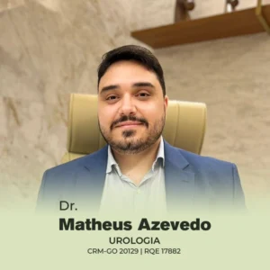 Dr. Matheus Azevedo, urologista em Goiânia, especialista em Urologia e atendimento urológico.