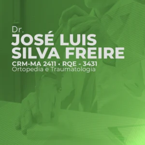 Dr. José Luis Silva Freire, médico especialista em ortopedia e traumatologia em São Luís - MA. Consulta ortopédica, tratamento de fraturas e lesões articulares.