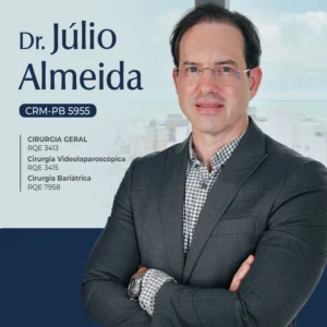 JÚLIO ALMEIDA Especialista em Cirurgia Bariátrica, Cirurgia Geral, Cirurgia Videolaparoscópica