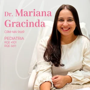 Mariana Gracinda, pediatra em São Luís MA, especialista em atendimento pediátrico e saúde infantil