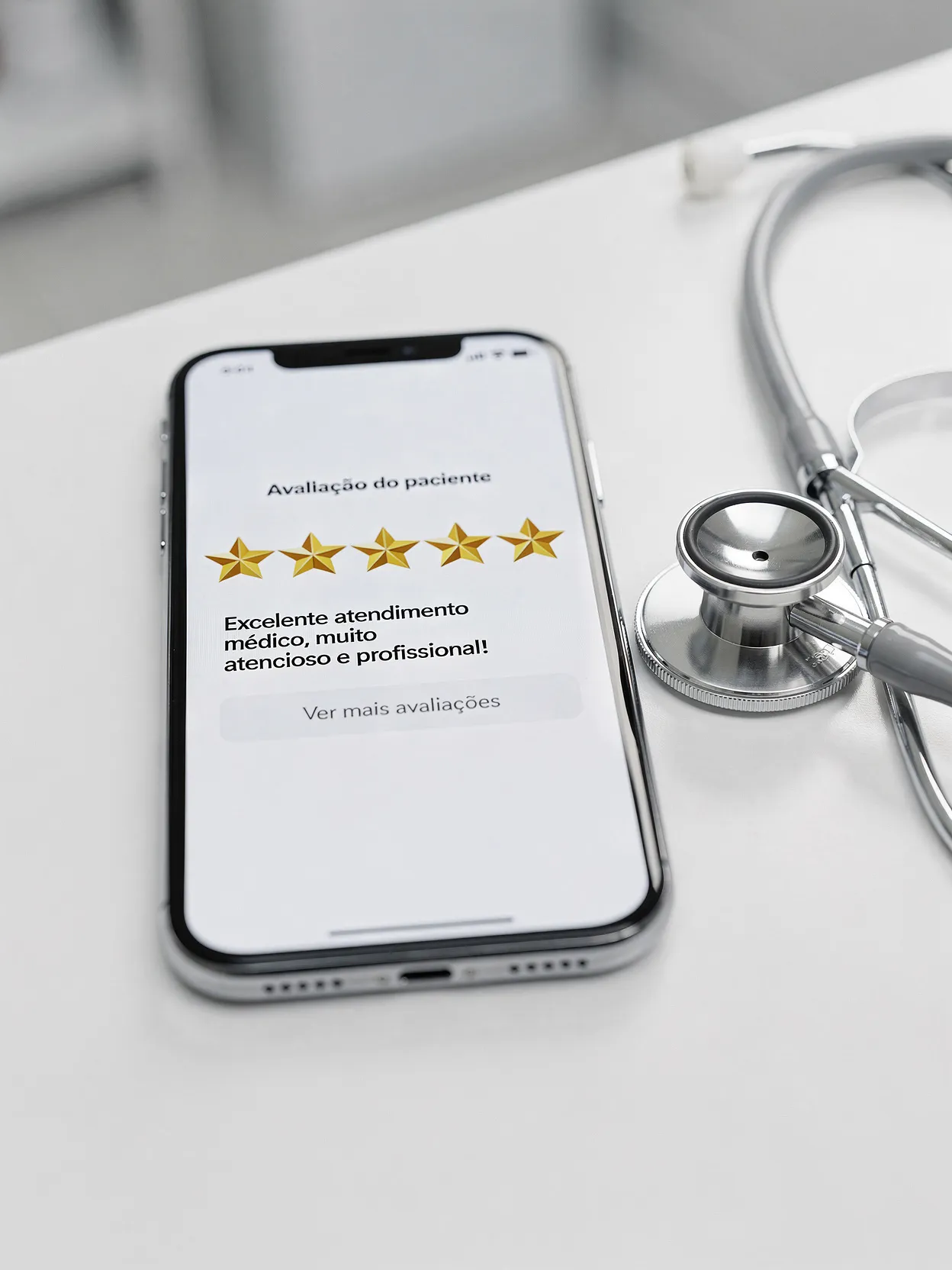 Avaliação 5 estrelas no perfil Google Meu Negócio
