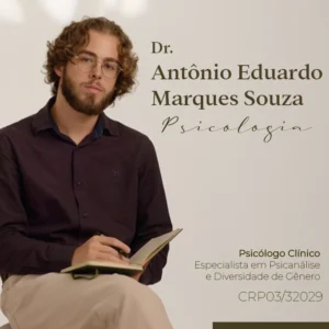 Antonio Eduardo Marques Souza, profissional de psicologia em Salvador, Bahia, para atendimento psicológico e cuidados em saúde mental