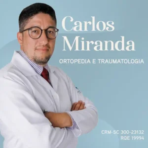 Dr. Carlos Miranda, especialista em Ortopedia e Traumatologia, com atendimento ortopédico em Florianópolis, Santa Catarina.